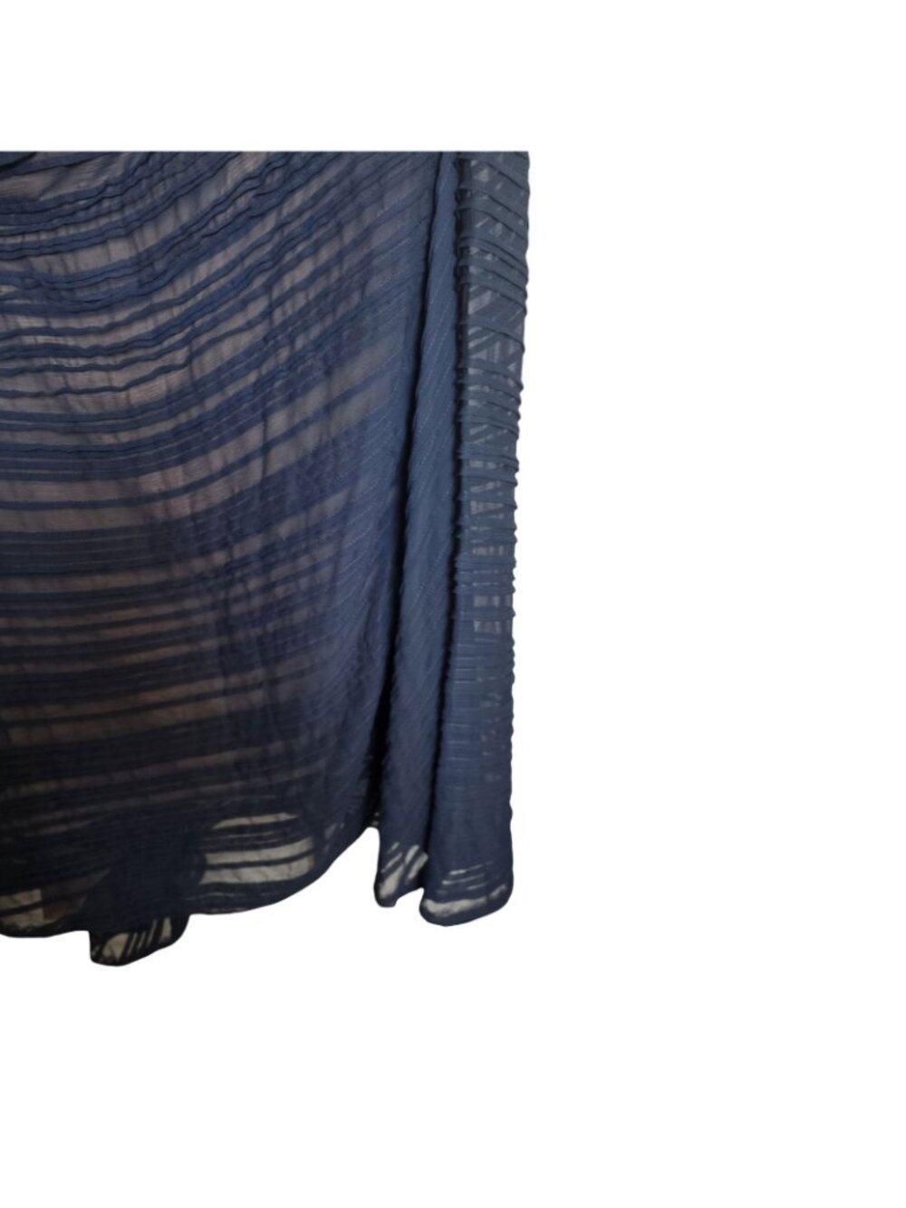 NWT Women's - Tadashi Shoji Navy Blue One Shoulder Formal Dress, Size 10 - Picture 5 of 11